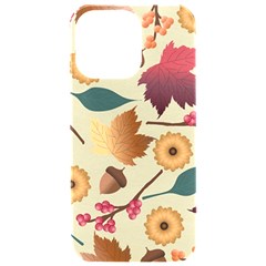 Autumn Leaves Colours Season Iphone 15 Pro Max Black Uv Print Pc Hardshell Case by Ravend