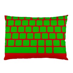 Keyboard Keys Computer Input Pc Pillow Case (two Sides) by Ravend