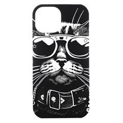 Schwarz Katze Punk Iphone 15 Black Uv Print Pc Hardshell Case by 2607694c