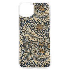 Brown Vintage Background Vintage Floral Pattern Iphone 15 Pro Tpu Uv Print Case by Ndabl3x