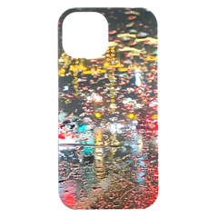 Water Droplets Iphone 15 Plus Black Uv Print Pc Hardshell Case by Azkajaya