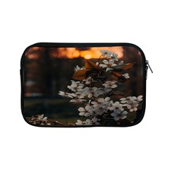 White Flower Apple Ipad Mini Zipper Cases by Azkajaya