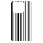 Barcode Pattern iPhone 15 Pro Black UV Print PC Hardshell Case Front