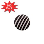 Yellow Regal Filagree Pattern 1  Mini Magnets (100 pack)  Front