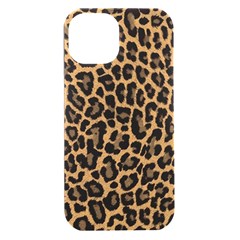 Tiger Skin Art Pattern Iphone 15 Plus Black Uv Print Pc Hardshell Case by Ket1n9