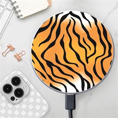 Tiger Skin Pattern Wireless Fast Charger(white) by Ket1n9