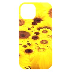 Beautiful Sunflowers Iphone 15 Black Uv Print Pc Hardshell Case by Ket1n9