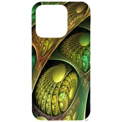 Psytrance Abstract Colored Pattern Feather Iphone 15 Pro Black Uv Print Pc Hardshell Case by Ket1n9