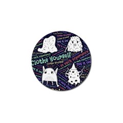 Experience Feeling Clothing Self Golf Ball Marker (10 Pack) by Paksenen