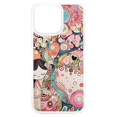 Whimsical Colorful Young Girl Iphone 15 Plus Tpu Uv Print Case by Loisa77