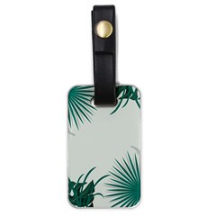 Illustrations Foliage Background Border Luggage Tag (one Side) by anzea
