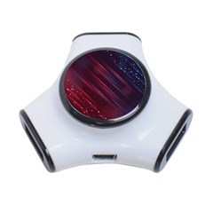 Illustrations Space Purple 3-port Usb Hub by anzea