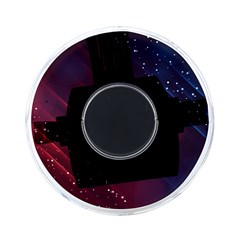 Illustrations Space Purple On-the-go Memory Card Reader by anzea