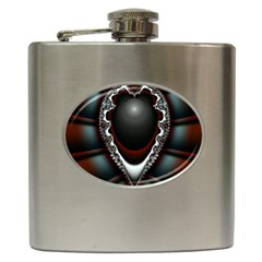 Fractal Eye Hip Flask (6 Oz) by dedoma