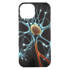 Organism Neon Science Iphone 15 Black Uv Print Pc Hardshell Case by Ndabl3x