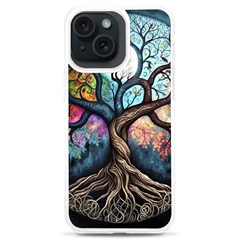 Tree Colourful Iphone 15 Plus Tpu Uv Print Case by Ndabl3x