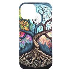 Tree Colourful Iphone 15 Black Uv Print Pc Hardshell Case by Ndabl3x