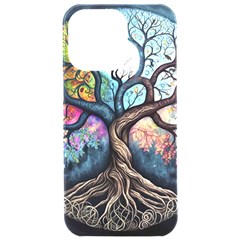 Tree Colourful Iphone 15 Pro Max Black Uv Print Pc Hardshell Case by Ndabl3x