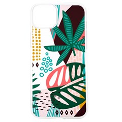 Abstract Seamless Pattern With Tropical Leaves Iphone 15 Tpu Uv Print Case by Hannah976