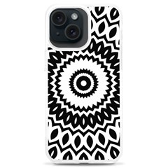 Circular Concentric Radial Symmetry Abstract Iphone 15 Plus Tpu Uv Print Case by Proyonanggan