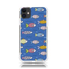Sea Fish Blue Submarine Animal Iphone 11 Tpu Uv Print Case by Proyonanggan