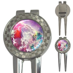 Clouds Multicolor Fantasy Art Skies 3-in-1 Golf Divots by Ket1n9