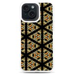 Pattern Stained Glass Triangles iPhone 15 Plus TPU UV Print Case Front