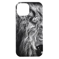 Angry Male Lion Wild Animal Iphone 15 Plus Black Uv Print Pc Hardshell Case by Loisa77