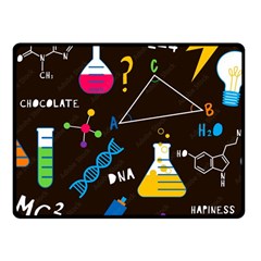 Science Lesson Flat Vector Seamless Pattern Fleece Blanket (small) by Loisa77