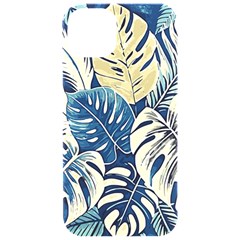 Abstract Art Tropical Leaves Iphone 15 Pro Black Uv Print Pc Hardshell Case by Valentinaart