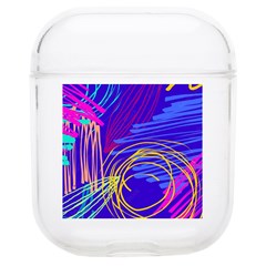 Seamless Vintage Pattern Retro 80s Or 90s Style Abstract Soft Tpu Airpods 1/2 Case by Loisa77