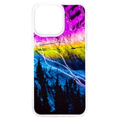 Night Skiing Colored Dead Grateful Lights Mountain Iphone 15 Pro Max Tpu Uv Print Case by Loisa77