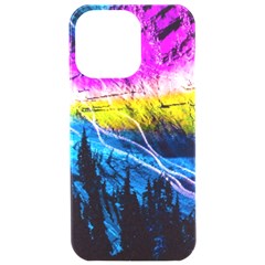Night Skiing Colored Dead Grateful Lights Mountain Iphone 15 Pro Max Black Uv Print Pc Hardshell Case