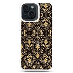 Vintage Batik Art Architecture Pattern Iphone 15 Plus Tpu Uv Print Case by Ravend