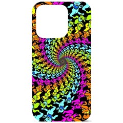 3d Grateful Dead 90 s Neon Dancing Bears Iphone 15 Pro Black Uv Print Pc Hardshell Case by Perong