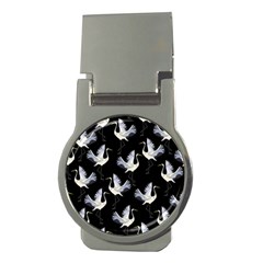 Crane Pattern Money Clips (round)  by Bedest
