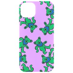 Grateful Dead Bears  Pattern Iphone 15 Pro Black Uv Print Pc Hardshell Case by Perong