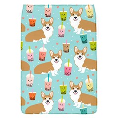 Corgi Boba Tea Bubble Tea Kawaii Food Welsh Corgis Dog Pattern Removable Flap Cover (s) by Perong
