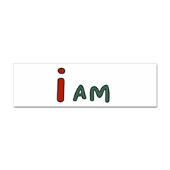 America  I Am Race Sticker Bumper (100 Pack) by RiverRootz