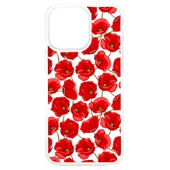 Flower Poppies Plant Petal Iphone 15 Pro Max Tpu Uv Print Case by Perong