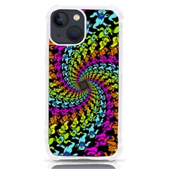 3d Grateful Dead 90 s Neon Dancing Bears Iphone 13 Mini Tpu Uv Print Case by Perong