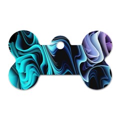 Nature Water Wave Architecture Dog Tag Bone (one Side) by Salmanaz77