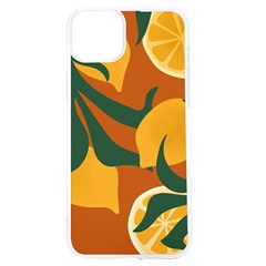 Lemon Citrus Fruit Summer Painting Drawing Iphone 15 Tpu Uv Print Case by Grandong