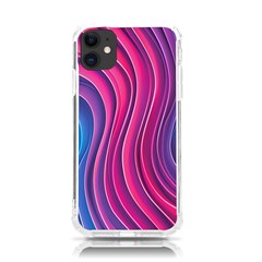 Spiral Swirl Pattern Light Circle Iphone 11 Tpu Uv Print Case by Ndabl3x
