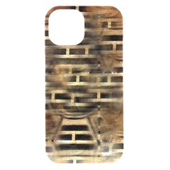 Textures Brown Wood Iphone 15 Black Uv Print Pc Hardshell Case by anzea
