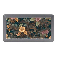 Floral Seamless Pattern Decorative Memory Card Reader (mini) by Paksenen
