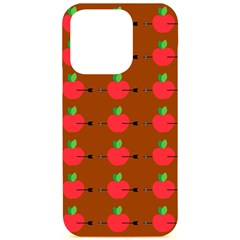 Apple Arrow Pattern Design Drawing Iphone 15 Pro Black Uv Print Pc Hardshell Case by Proyonanggan