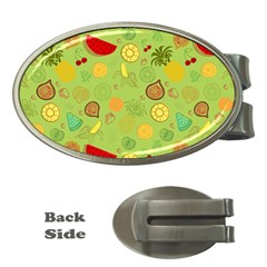 Art Fruits Pattern Money Clips (oval)  by Maspions