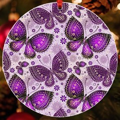 Butterflies Butterfly Insect Animal Nature Uv Print Acrylic Ornament Round by Maspions