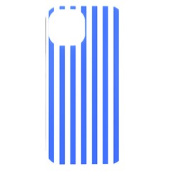 Blue Stripes, Sticker, Stickers Iphone 15 Plus Black Uv Print Pc Hardshell Case by kyorashop23